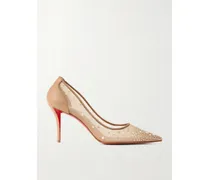 Miss Z 80 Pumps Aus Mesh Mit Lederbesätzen Und Verzierungen - Neutral