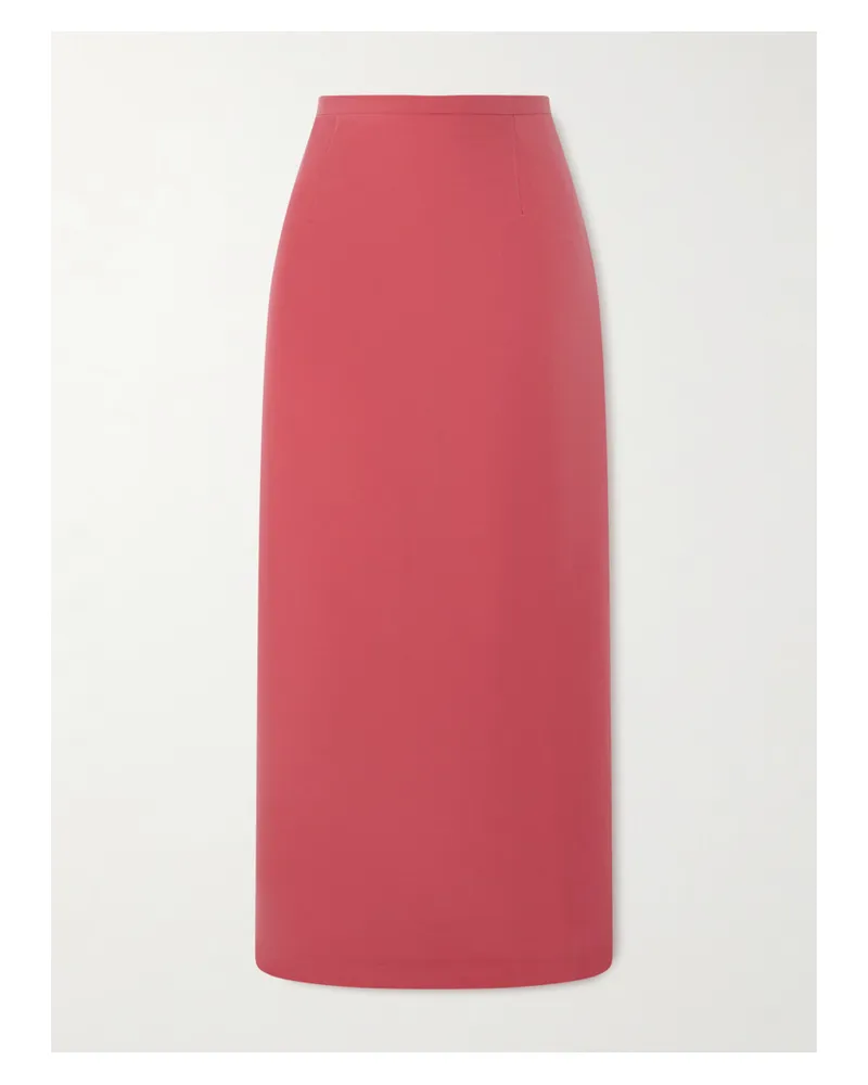 BERNADETTE Norma Taffeta Maxi Skirt - Red Red