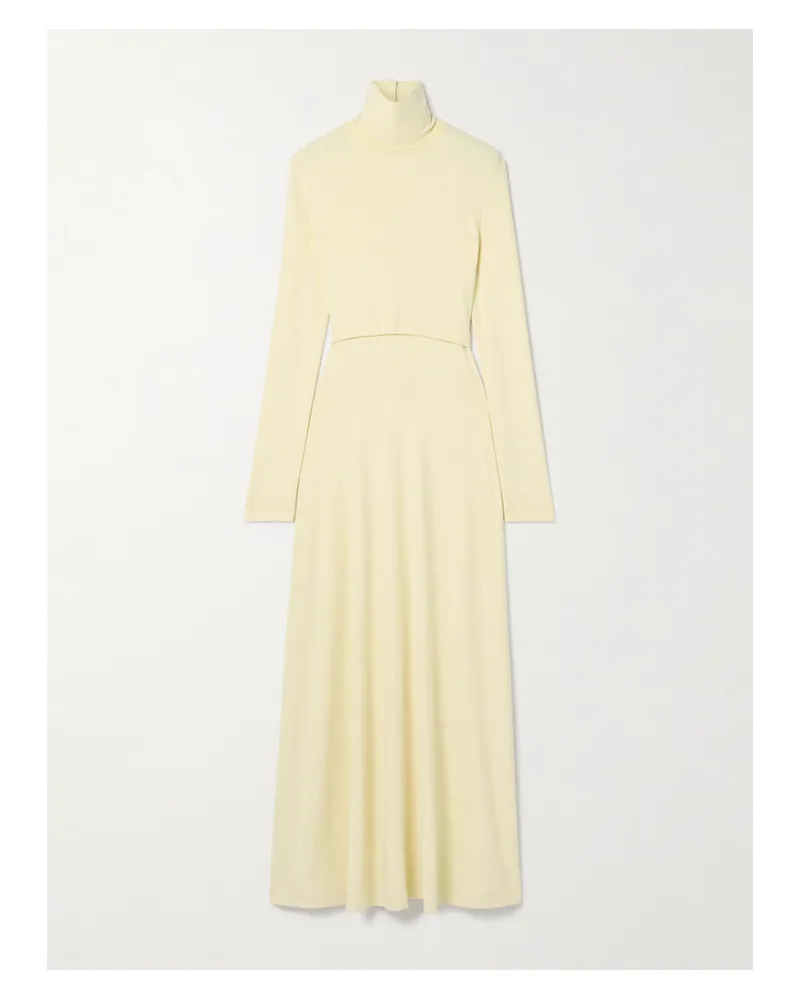 Proenza Schouler Maxikleid Aus Jersey Mit Cut-out - Gelb Gelb