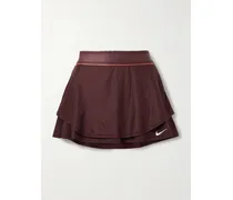 Nikecourt Slam Mehrlagiger Tennis-rock Aus Geripptem Dri-fit-material - Burgunder