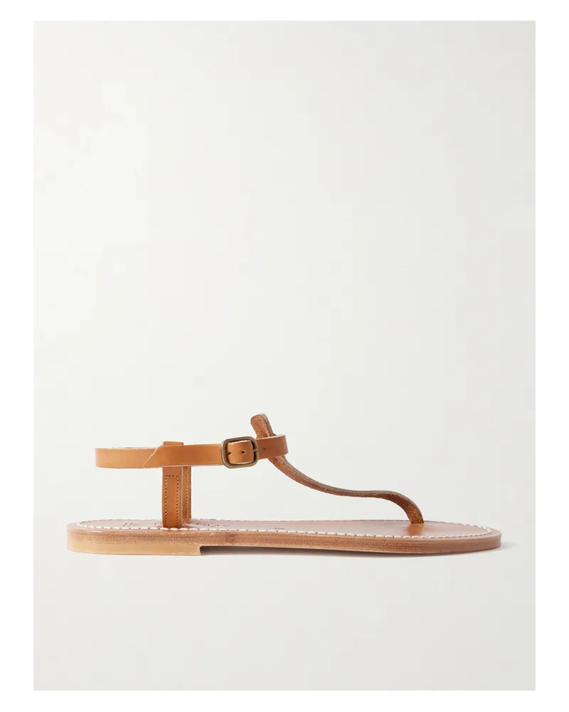 K.Jacques  Picon Leather Sandals - Brown Brown