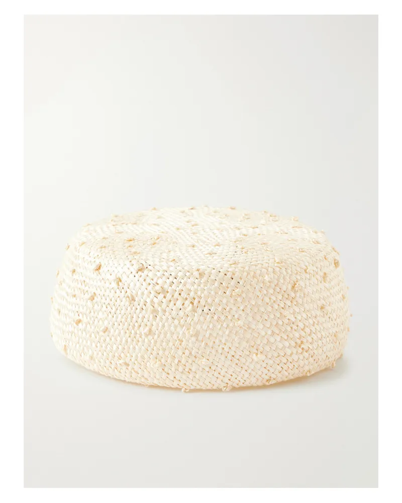 Gigi Burris Lauren Straw Hat - Off-white Off-white