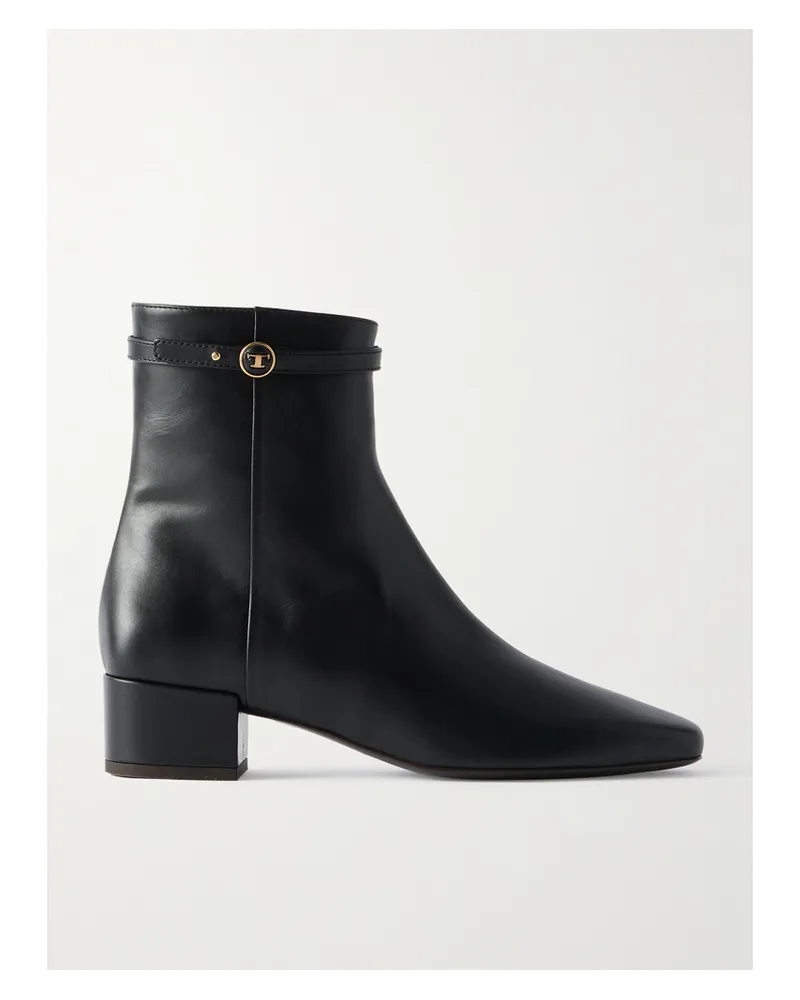 TOD'S Ankle Boots Aus Leder - Schwarz Schwarz