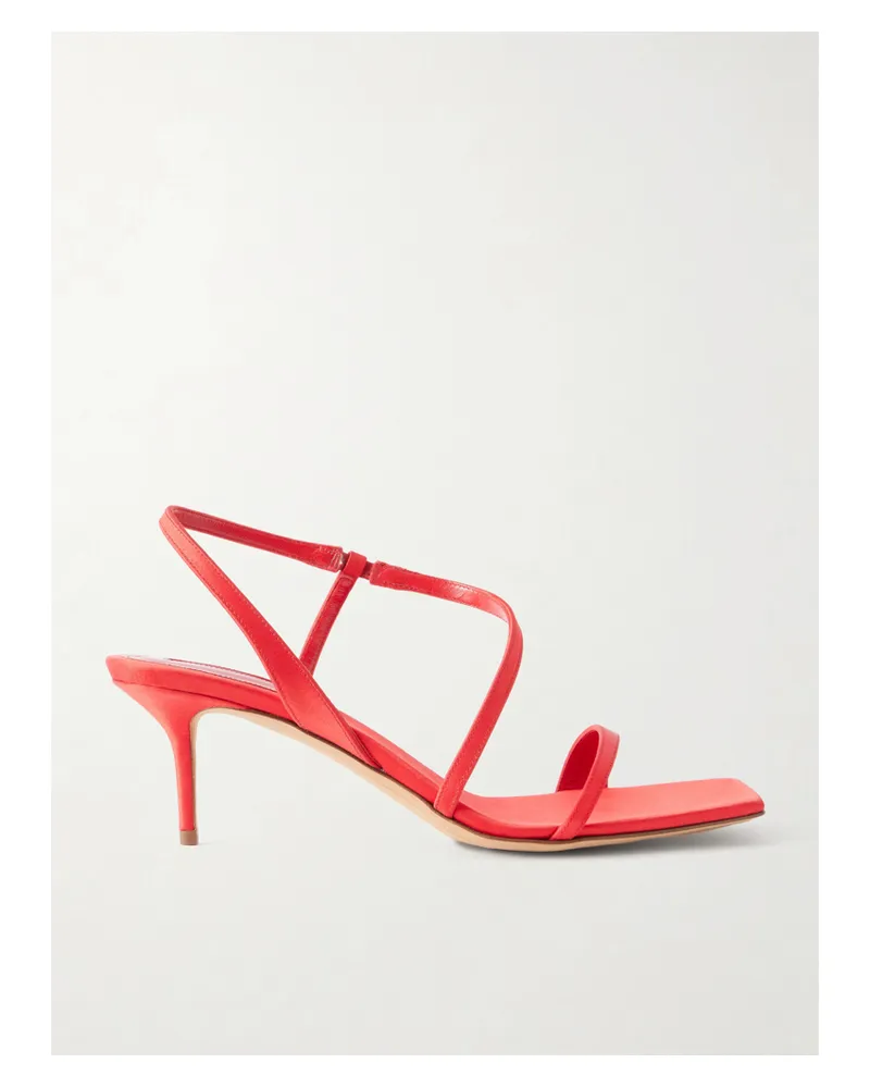 Emme Parsons Delicat Satin Pumps - Red Red