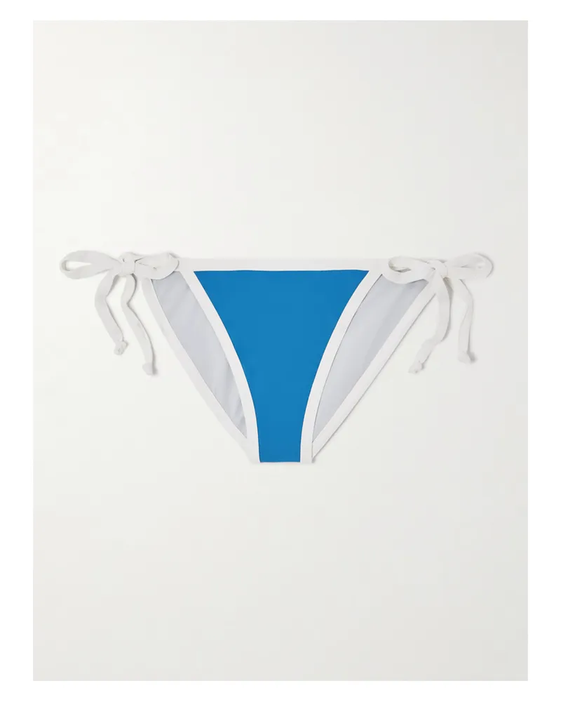 Marysia Porto Zweifarbiges Bikini-höschen - Blau Blau