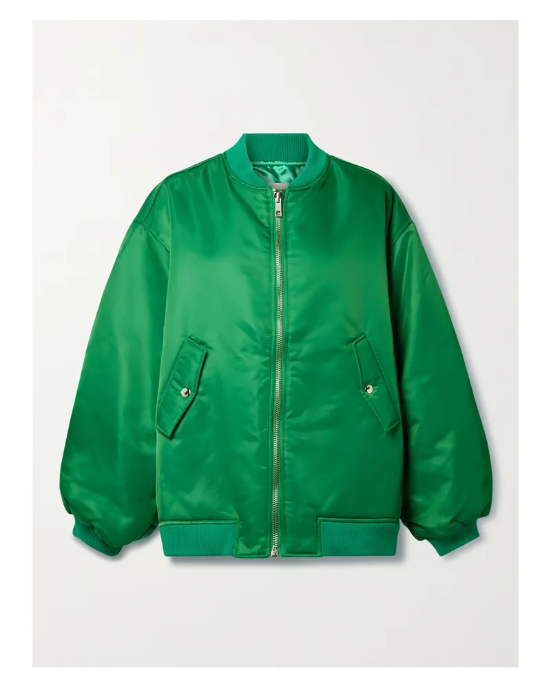 FRANKIE Shop Astra Bomberjacke Aus Shell - Grün Grün