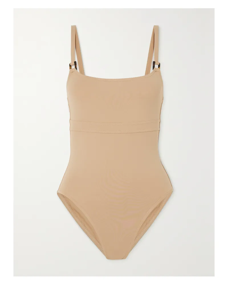 Melissa Odabash St Lucia Badeanzug - Braun Braun