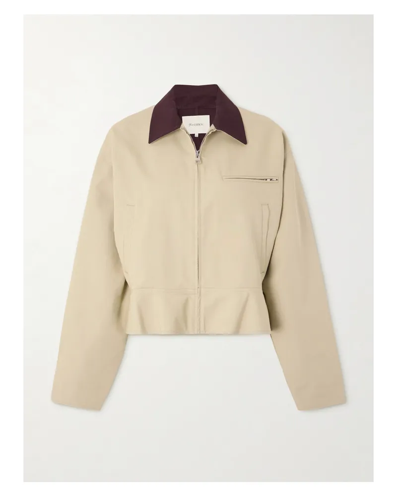J.W.Anderson Jacke Aus Baumwoll-canvas - Neutral Neutral