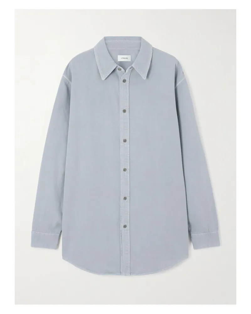 Christophe Lemaire Jeanshemd - Blau Blau