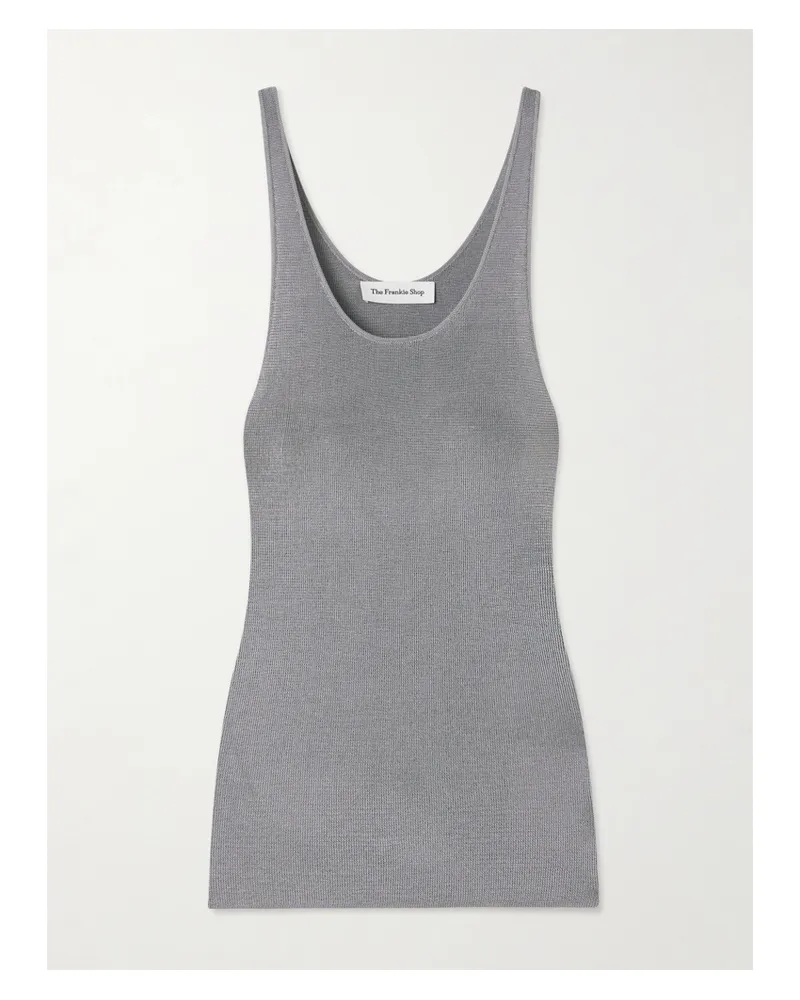 FRANKIE Shop Rivo Tanktop Aus Strick - Grau Grau