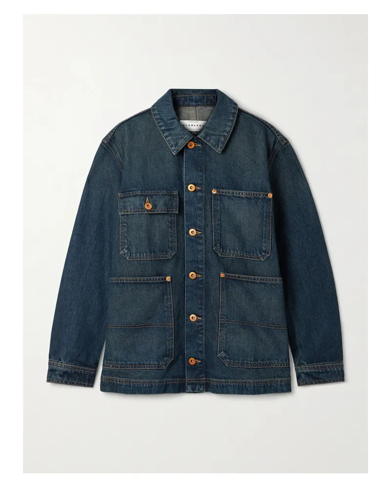 SLVRLAKE Worker Jeansjacke - Blau Blau