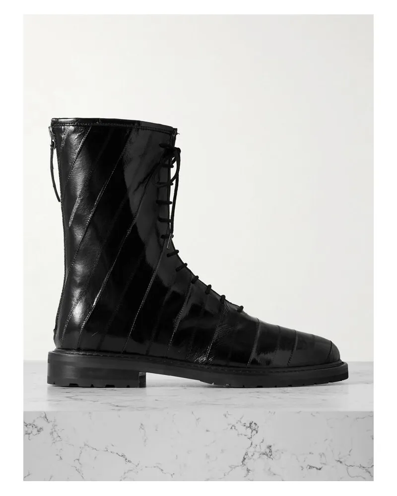 LEGRES 05 Ankle Boots Aus Aalleder - Schwarz Schwarz
