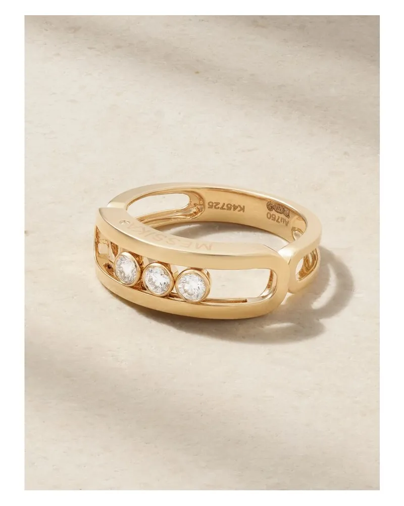 Messika Move Classique Ring Aus 18 Karat Gold Mit Diamanten Gold