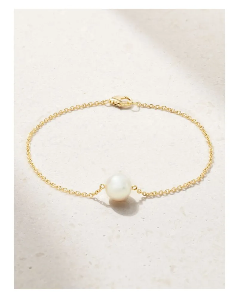 Mikimoto Armband Aus 18 Karat Gold Mit Perle Gold