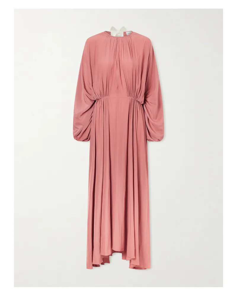Lanvin Rückenfreies Maxikleid Aus Webstoff - Pink Pink