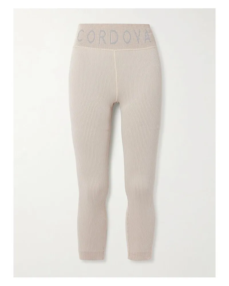 CORDOVA Gerippte Thermo-leggings - Ecru Ecru