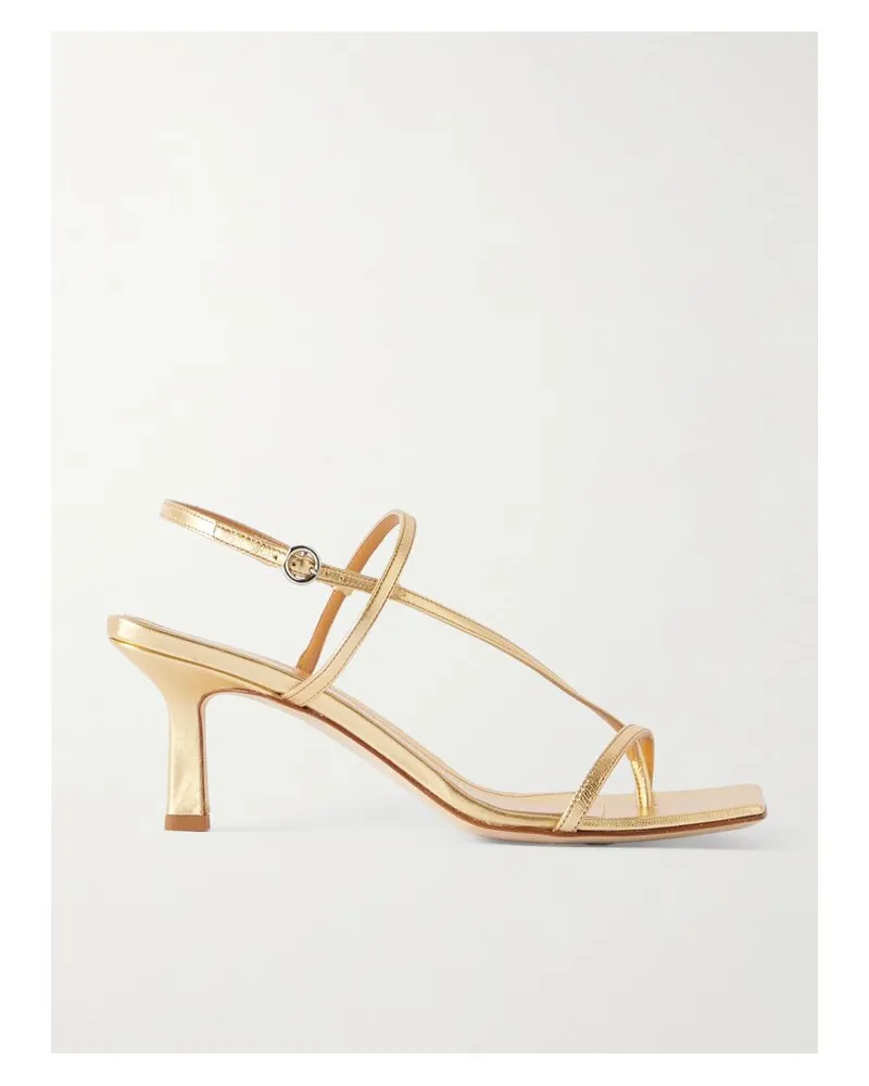 aeyde Elise Sandalen Aus Leder - Gold Gold