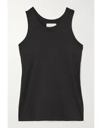 Loulou Studio Net Sustain Poso Supima Tanktop aus Biobaumwoll-jersey Schwarz