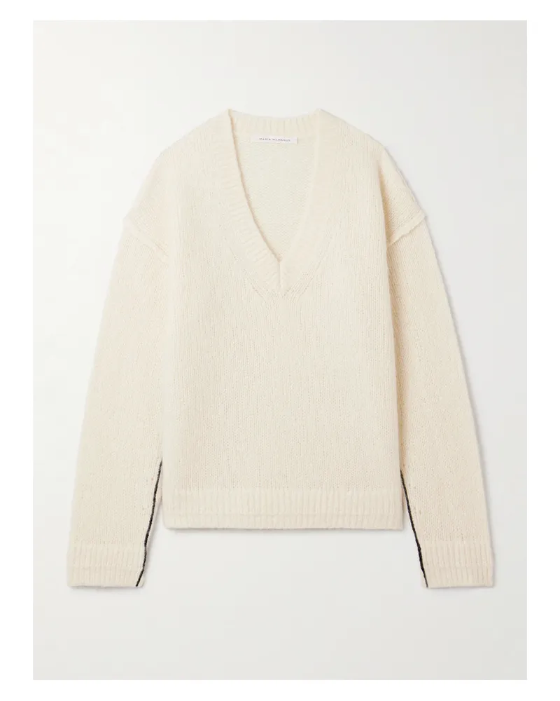 Maria Mcmanus Kaschmirpullover - Elfenbein Elfenbein