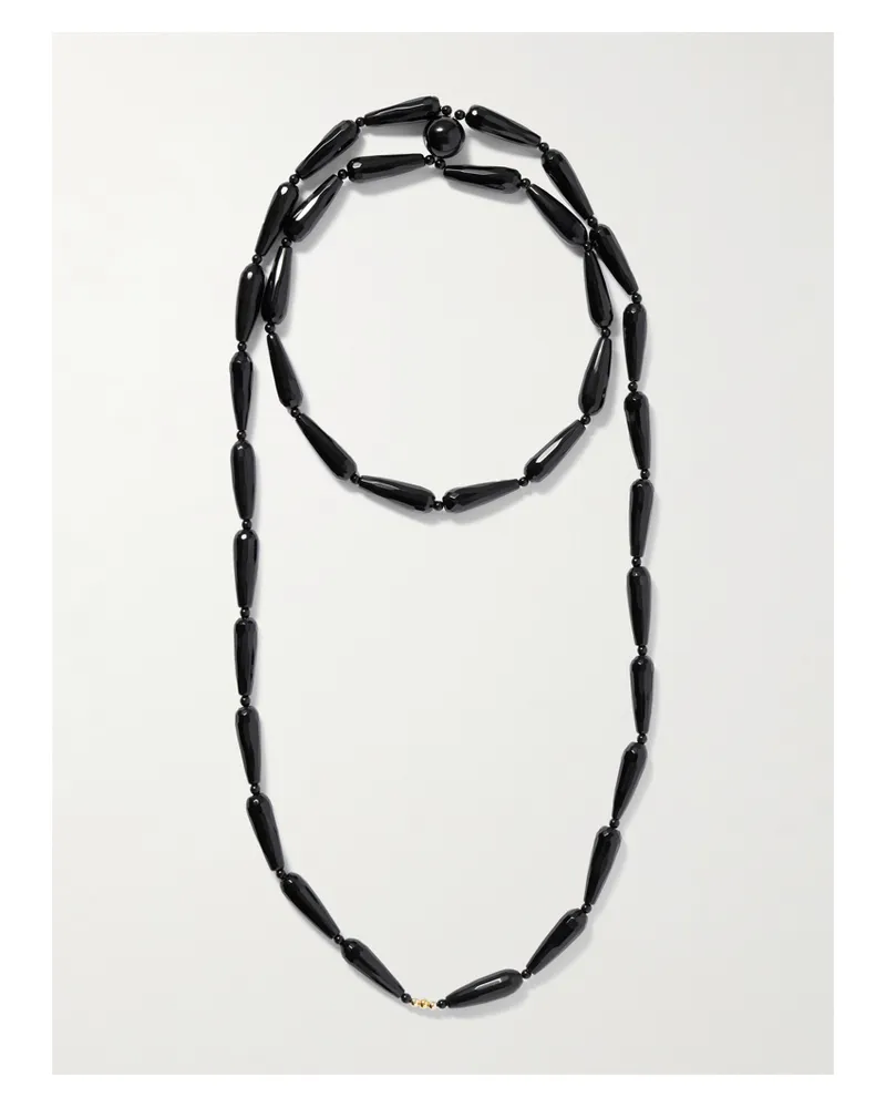 Jennifer Behr Asha Kette Aus Onyxen - Schwarz Schwarz