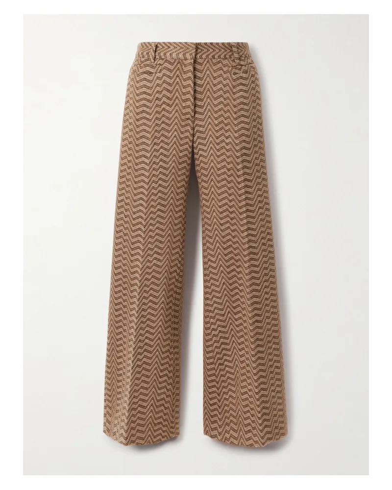 Missoni Caperdoni Hose Mit Geradem Bein Aus Woll- Und Baumwollmischung - Braun Braun