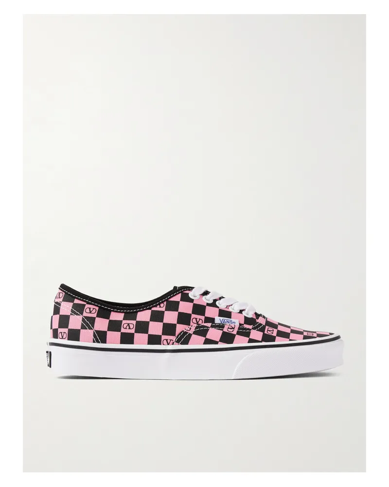 Valentino Garavani Vans Authentic Sneakers Aus Kariertem Canvas - Pink Pink