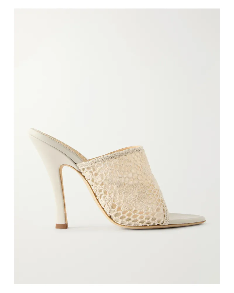 Magda Butrym Crocheted Sandals - Neutrals Neutrals
