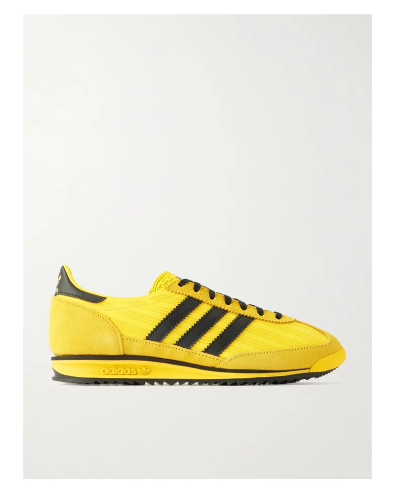 adidas Sl 72 Og Sneakers Aus Jacquard Mit Besätzen Aus Leder Und Veloursleder - Gelb Gelb