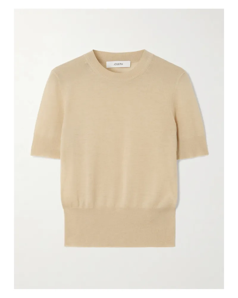 Joseph Cashair Cashmere Top - Neutrals Neutrals