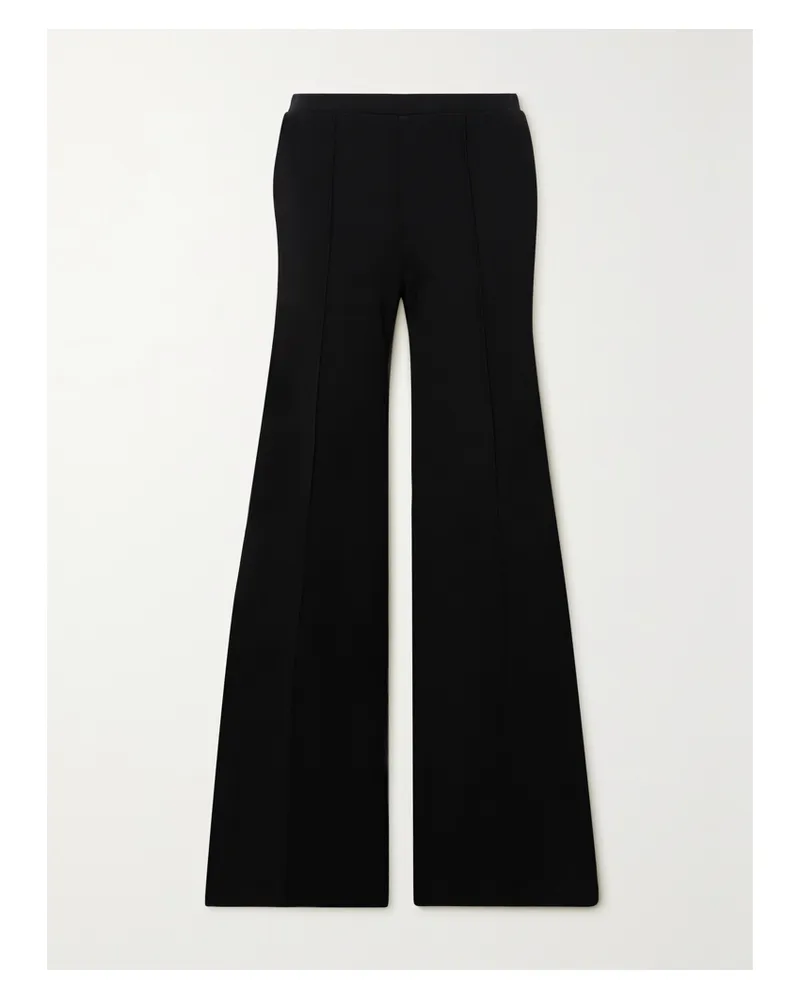 SPRWMN Ultra Flare Ausgestellte Leggings Aus Stretch-strick - Schwarz Schwarz