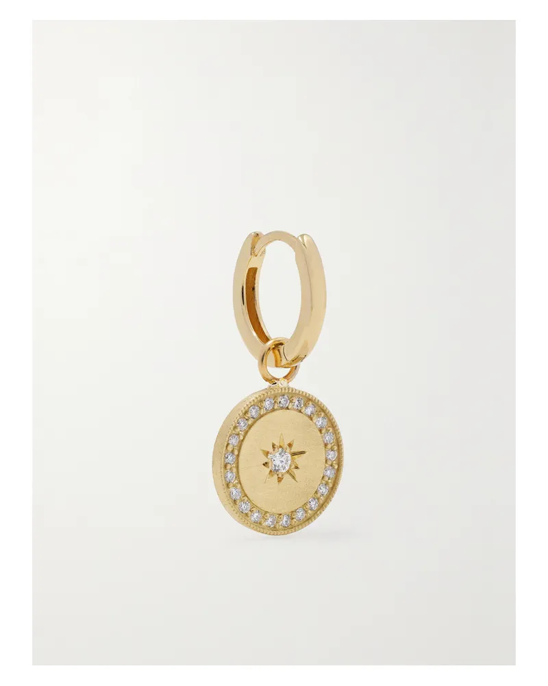 Andrea Fohrman Creole Aus 18 Karat Gold Mit Diamanten Gold