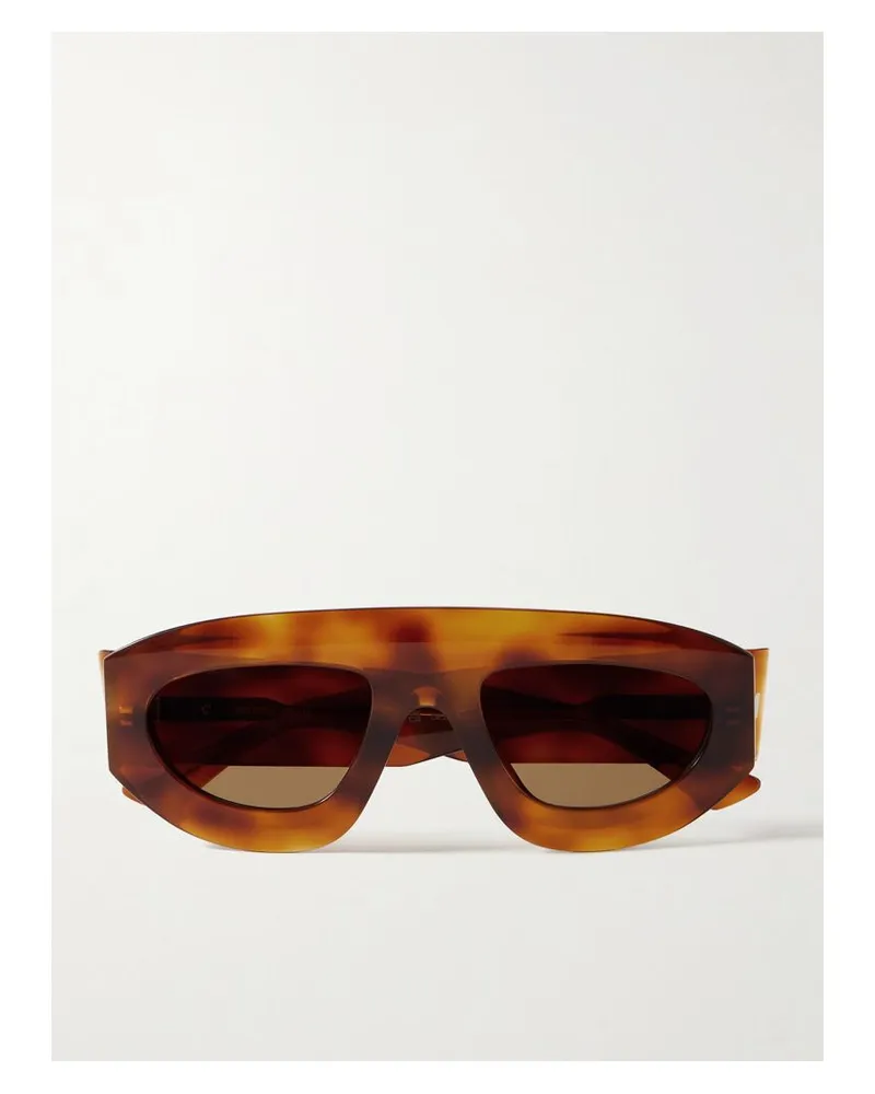 Bottega Veneta Pilotensonnenbrille Aus Azetat In Hornoptik Horn