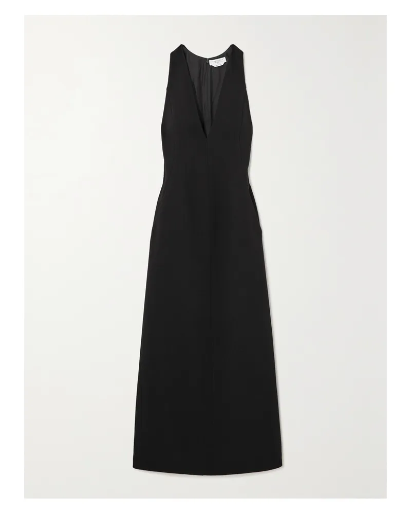 Gabriela Hearst Maxikleid Aus Woll-crêpe - Schwarz Schwarz