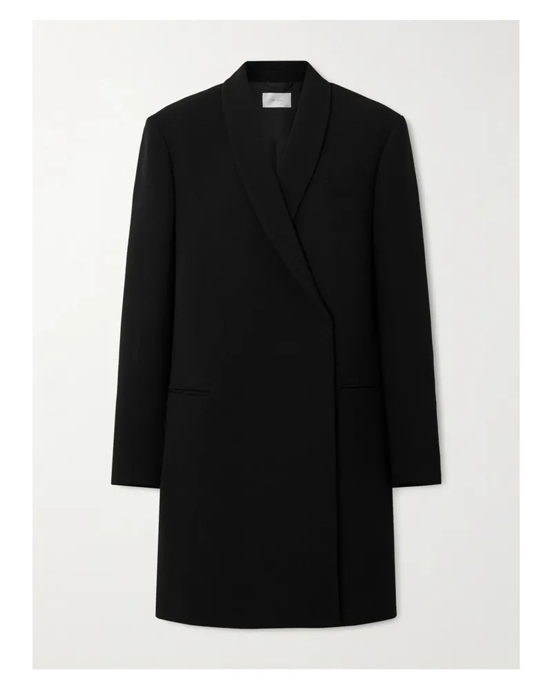 The Row Fenaris Mantel Aus Wolle - Schwarz Schwarz