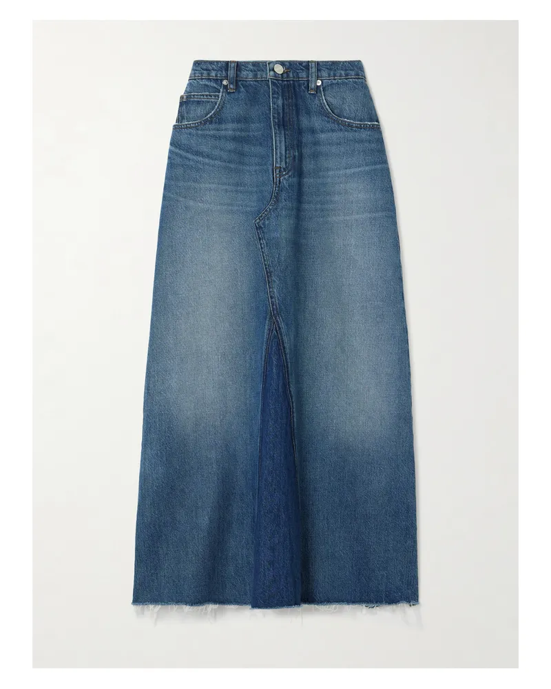 Frame Denim Dorothy Midi-jeansrock - Blau Blau