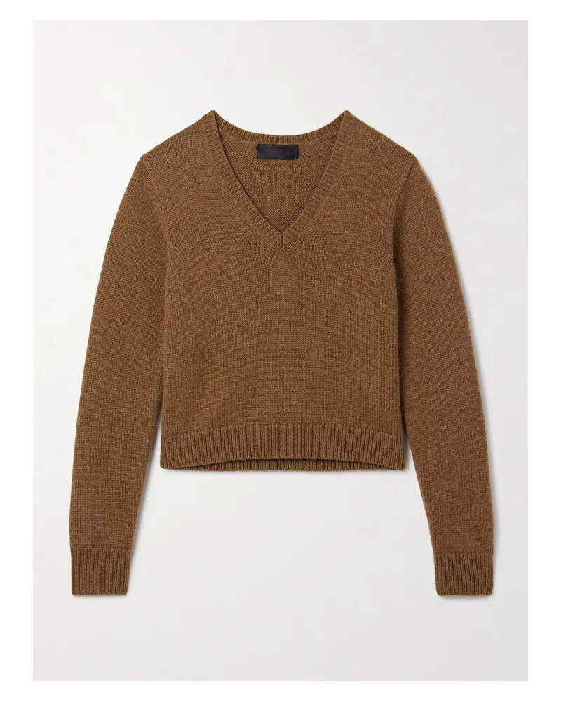 Nili Lotan Everstyn Pullover Aus Einer Kaschmir-alpakawollmischung - Braun Braun