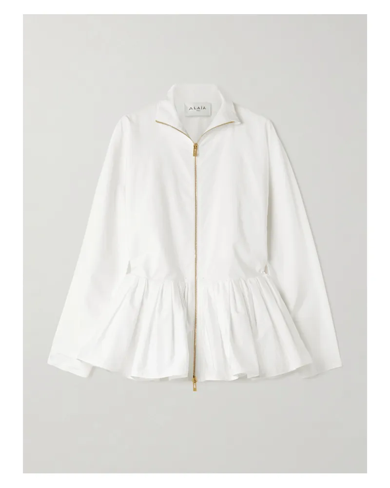 Alaïa Cotton Jacket - White White