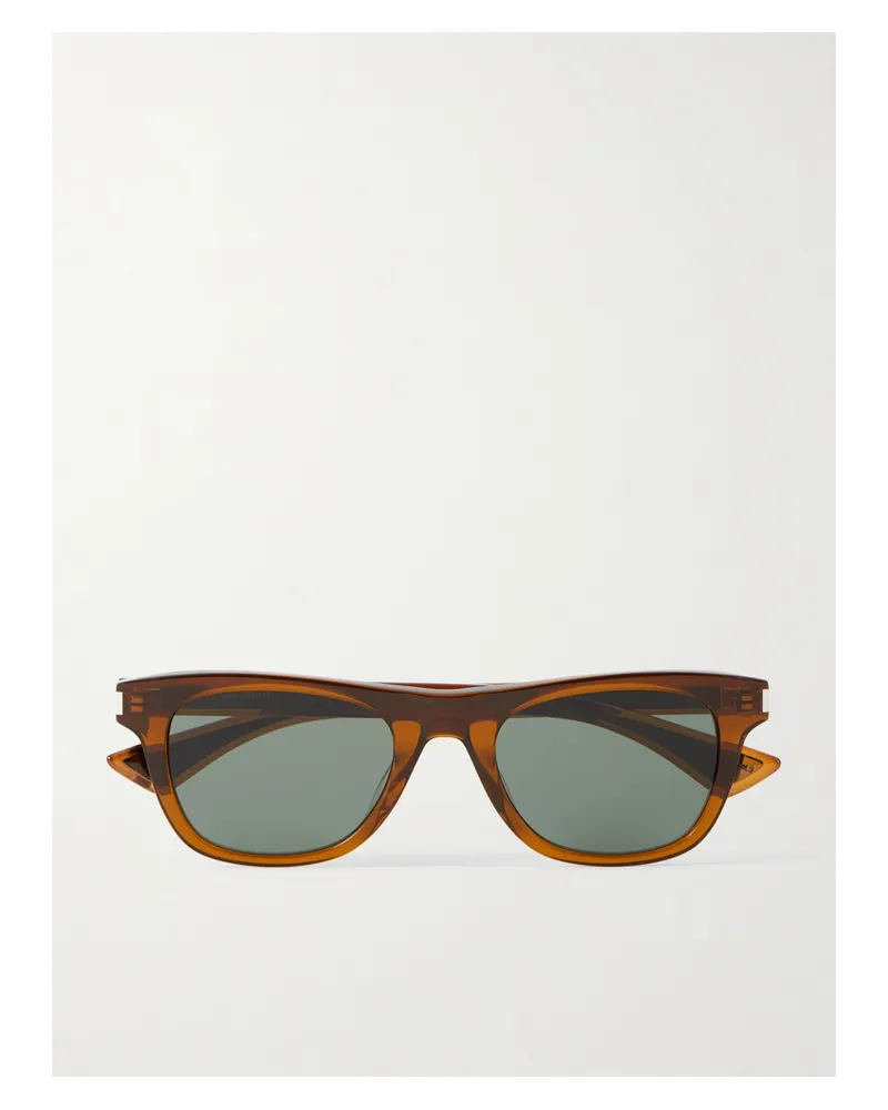 Saint Laurent Sonnenbrille Mit D-rahmen Aus Azetat - Braun Braun