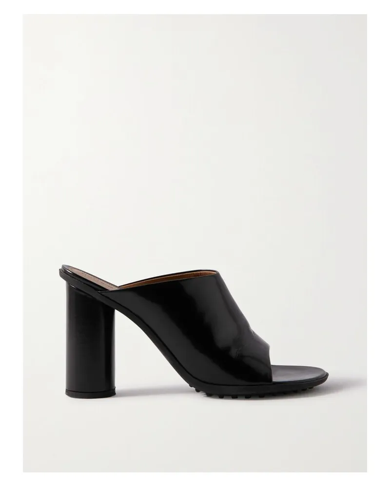 Bottega Veneta Atomic Mules Aus Lackleder - Schwarz Schwarz