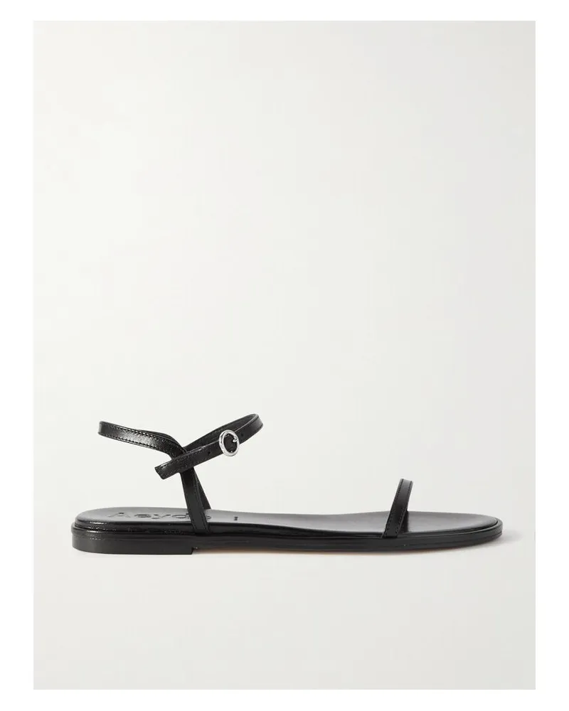 aeyde Nettie Sandalen Aus Leder - Schwarz Schwarz