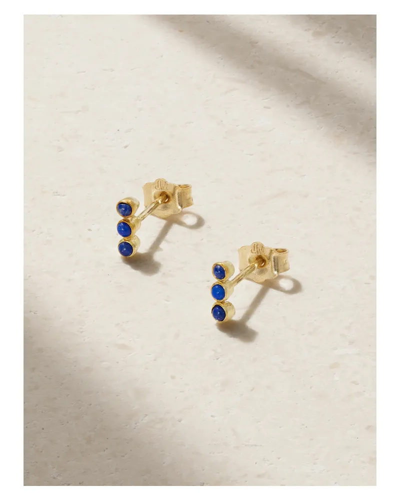 Jennifer Meyer Ohrringe Aus 18 karat Gold Mit Lapislazuli Gold