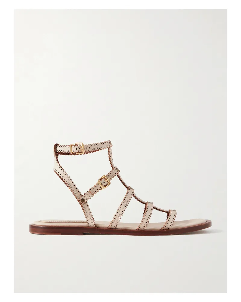 Zimmermann Goldie Sandalen Aus Leder - Neutral Neutral