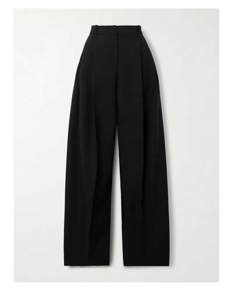 Jacquemus D'homme Bundfaltenhose Aus Woll-twill - Schwarz Schwarz