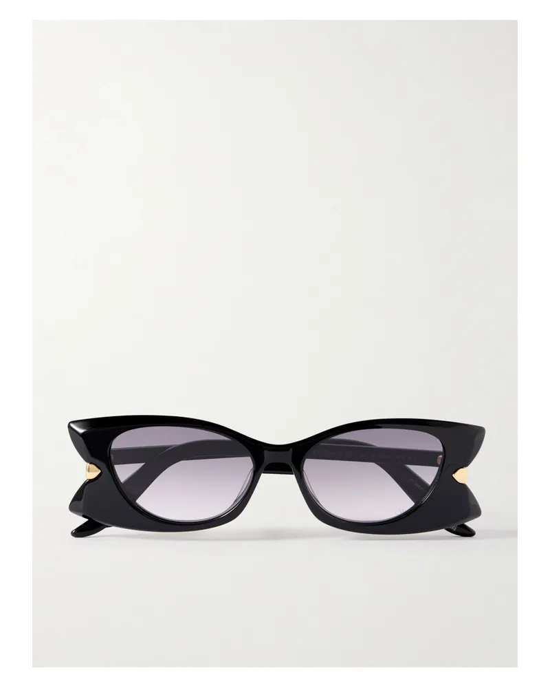 Dior Diorbutterfly S2i Cat-eye Acetate Sunglasses - Black Black
