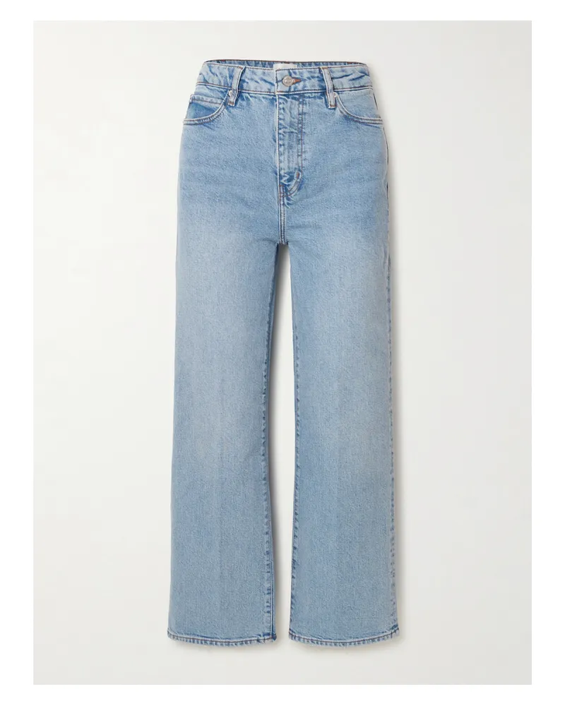 Frame Denim The Wide High-rise Wide-leg Jeans - Blue Blue