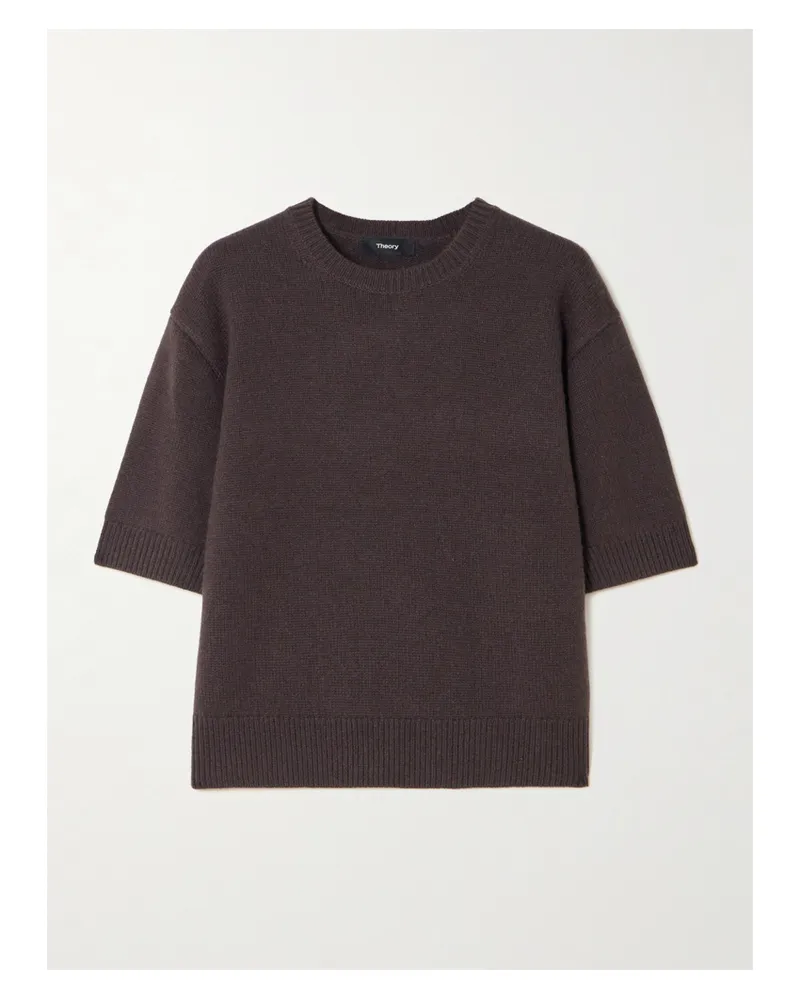 Theory Kaschmirpullover - Braun Braun