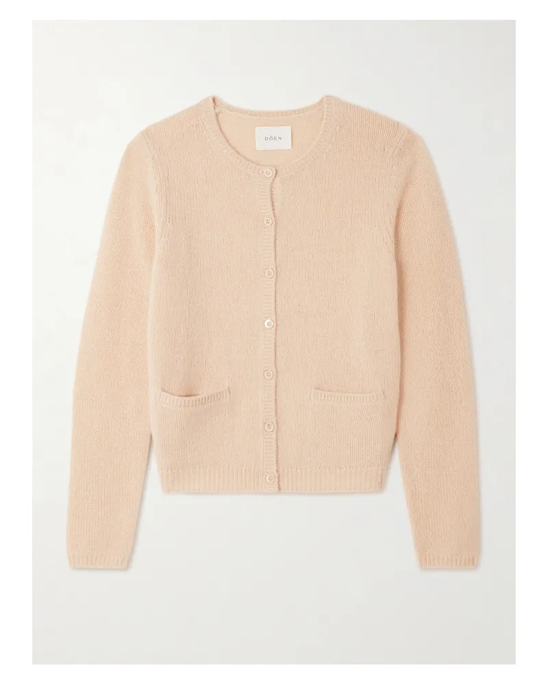 DÔEN Thea Cashmere Cardigan - Orange Orange