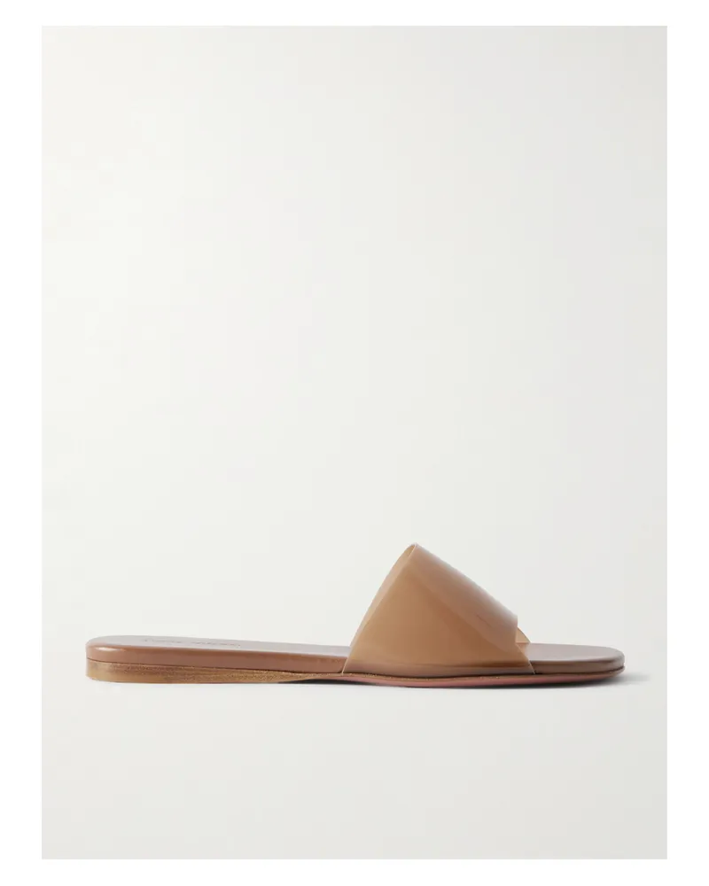 Amina Muaddi Bianca Glass Pantoletten Aus Pvc - Neutral Neutral