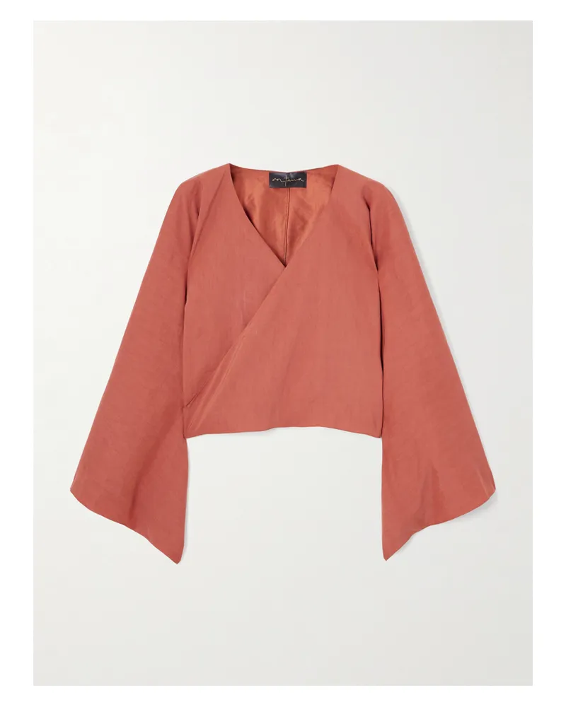 Cortana Glow Wickeljacke Aus Voile - Rot Rot