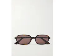 Judy Rectangle-frame Tortoiseshell Acetate Sunglasses